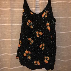 Torrid Size 3 Peach print tank top!